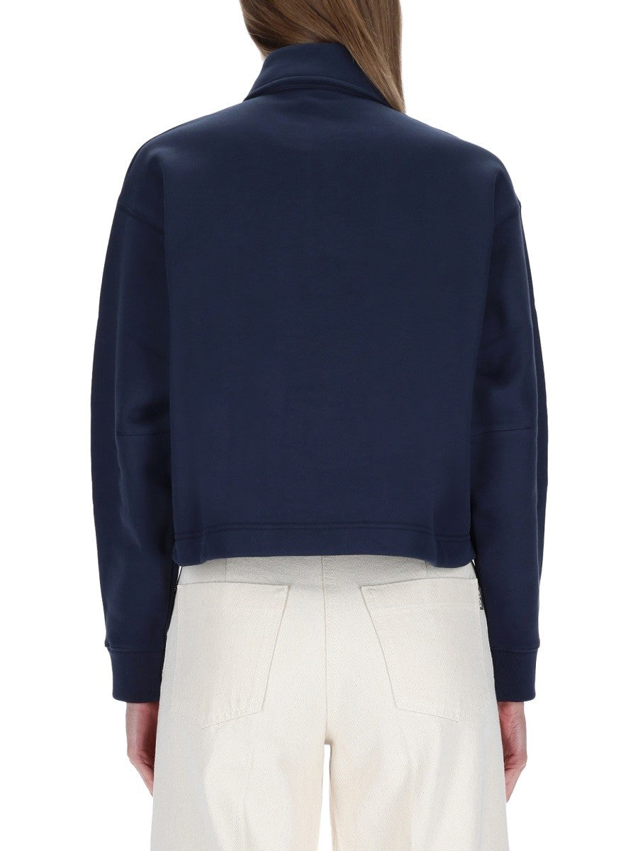 Maison Kitsune - Woman - Blue - Sweatshirt