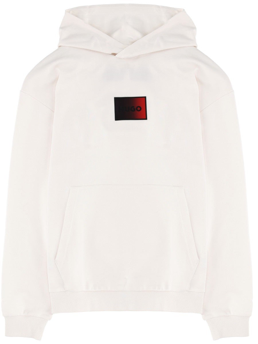 Hugo - Man - White - Sweatshirt