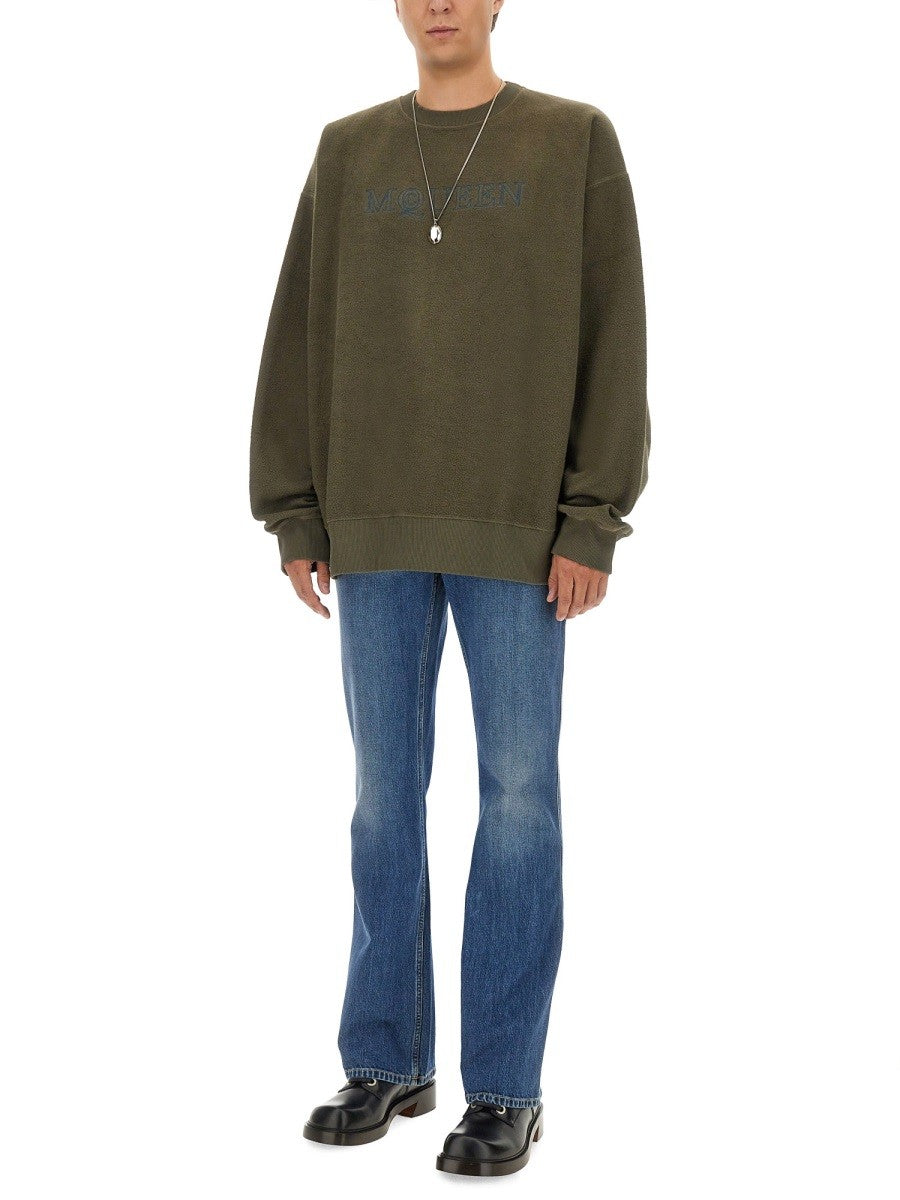 Alexander Mcqueen - Man - Green - Sweatshirt