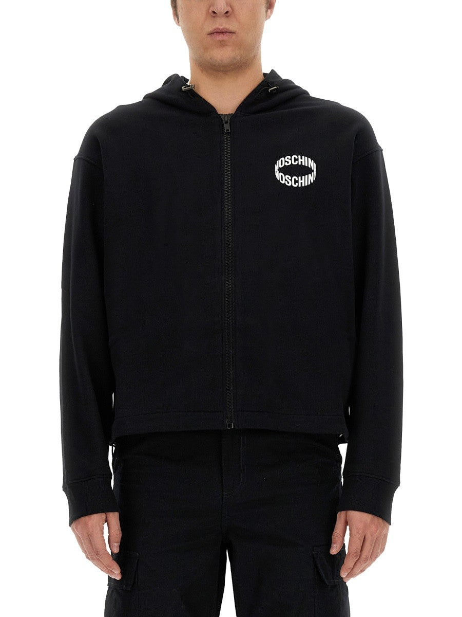 Moschino – Férfi – Fekete – Kapucnis pulóver