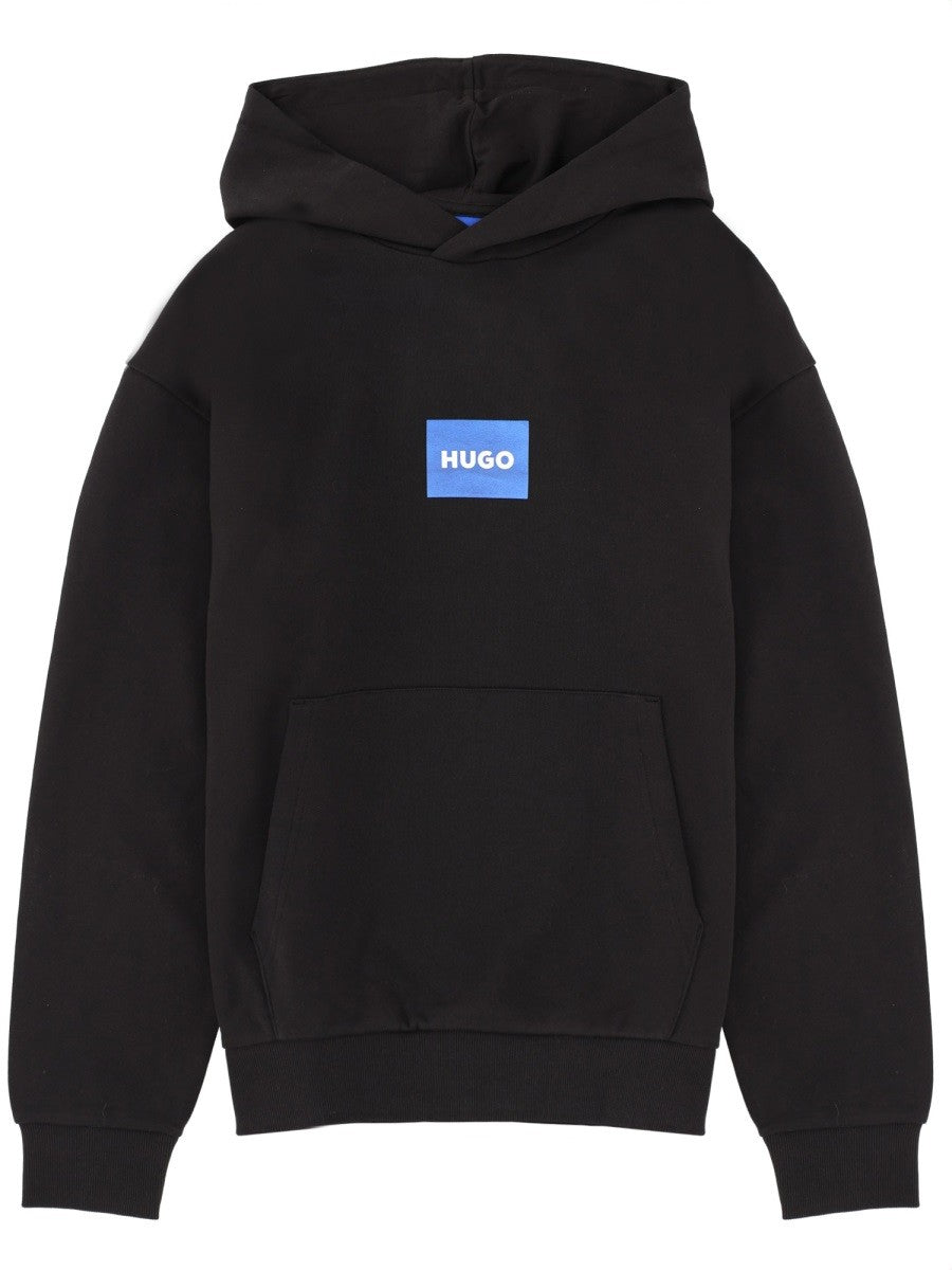 Hugo - Man - Black - Sweatshirt