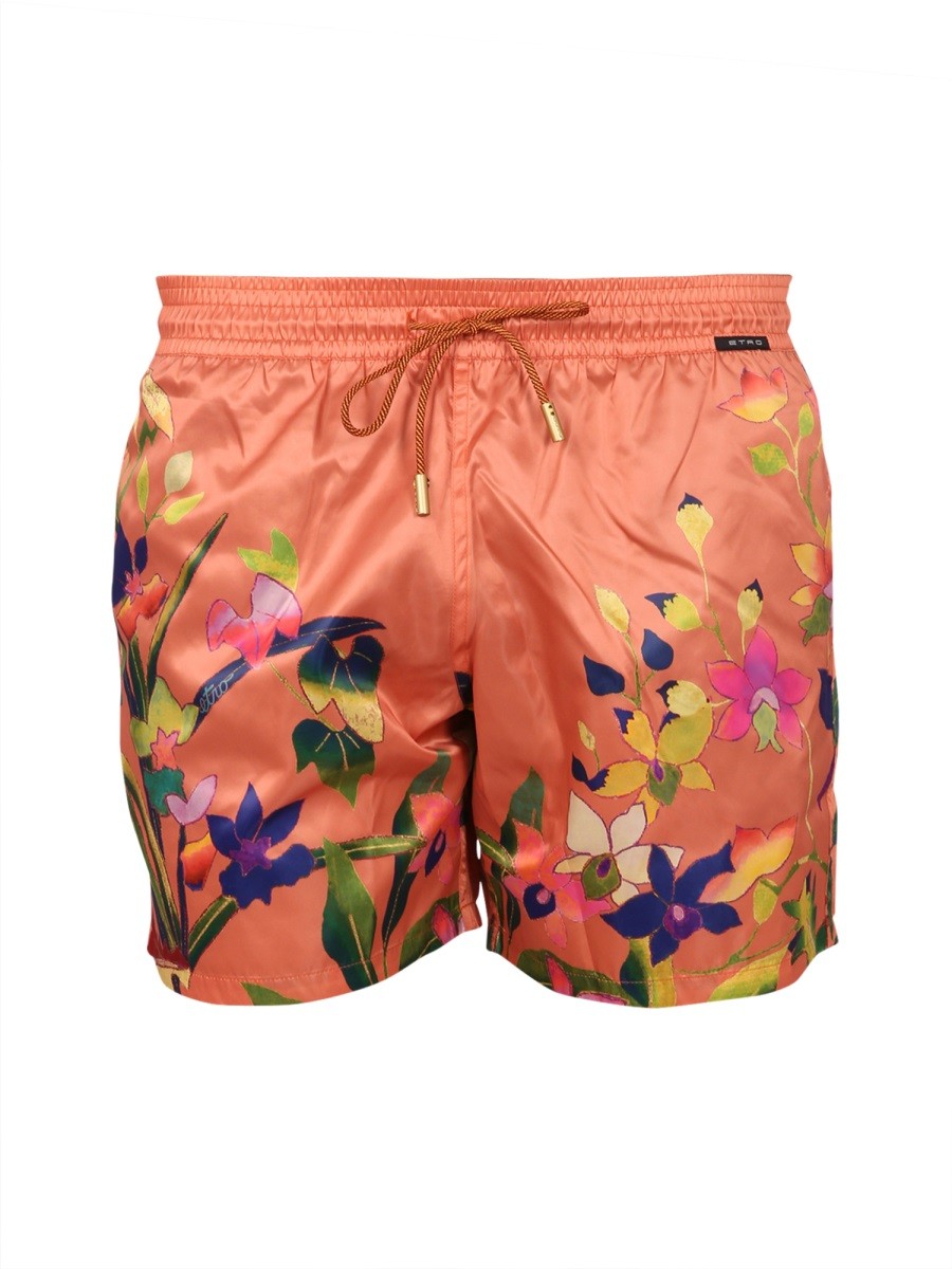 Etro - Man - Orange - Swimwear