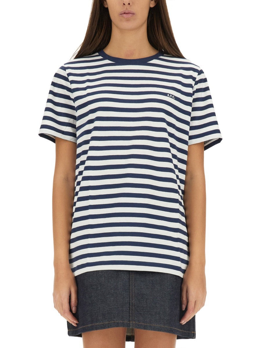 A.P.C. - Woman - Blue - T-shirt