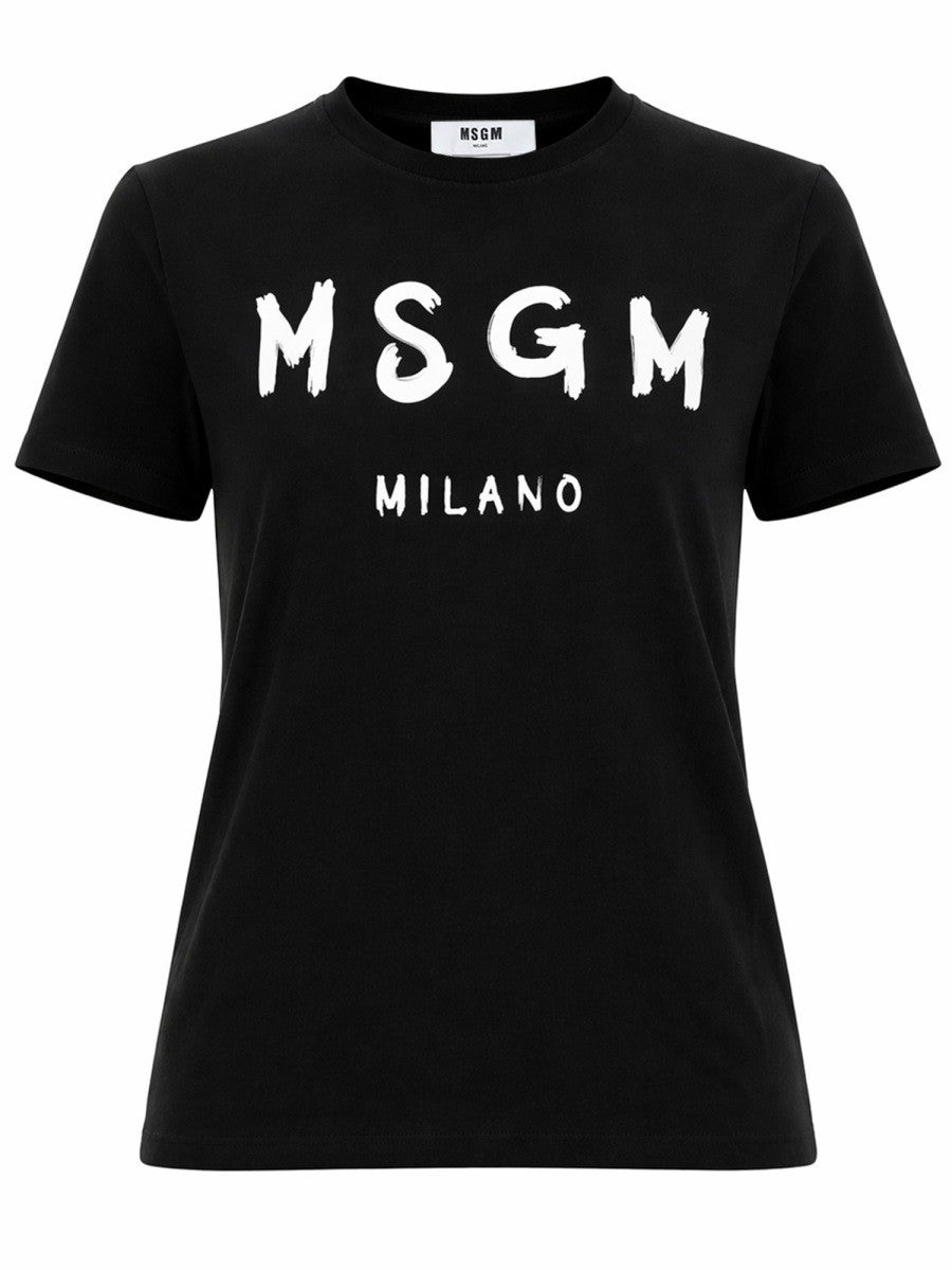 msgm - Woman - Black - T-shirt