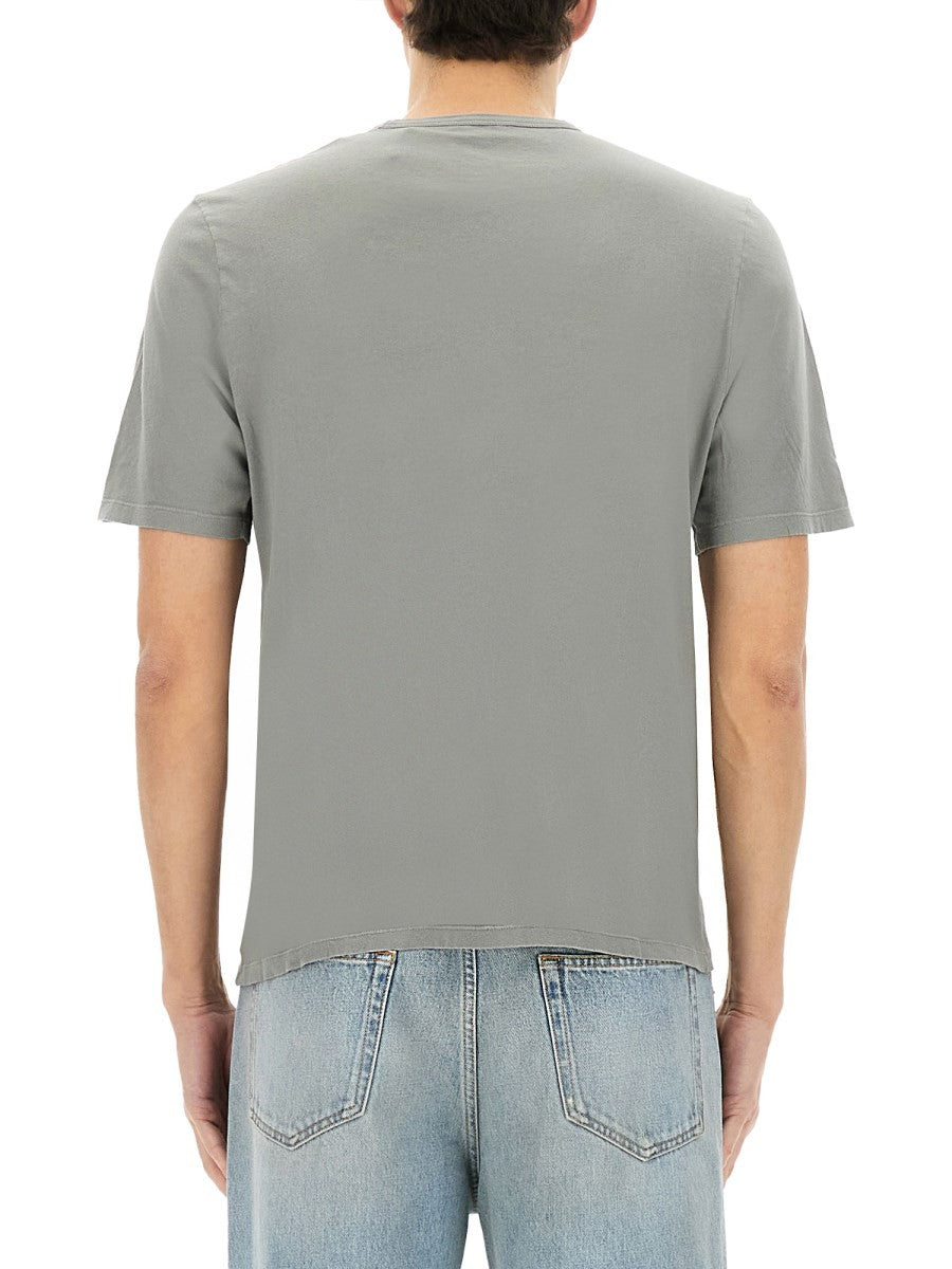 Saint Laurent - Man - Grey - T-shirt