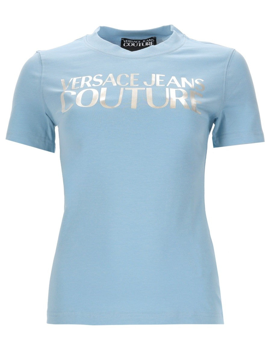 Versace Jeans Couture - Woman - Blue - T-shirt