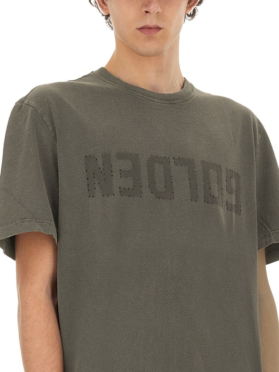 Golden Goose - Man - Green - T-shirt