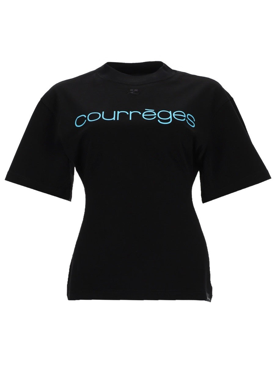 COURREGES - Woman - Black - T-shirt