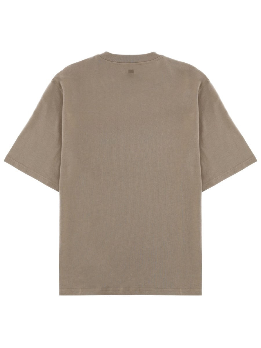 AMI PARIS - Man - Beige - T-shirt