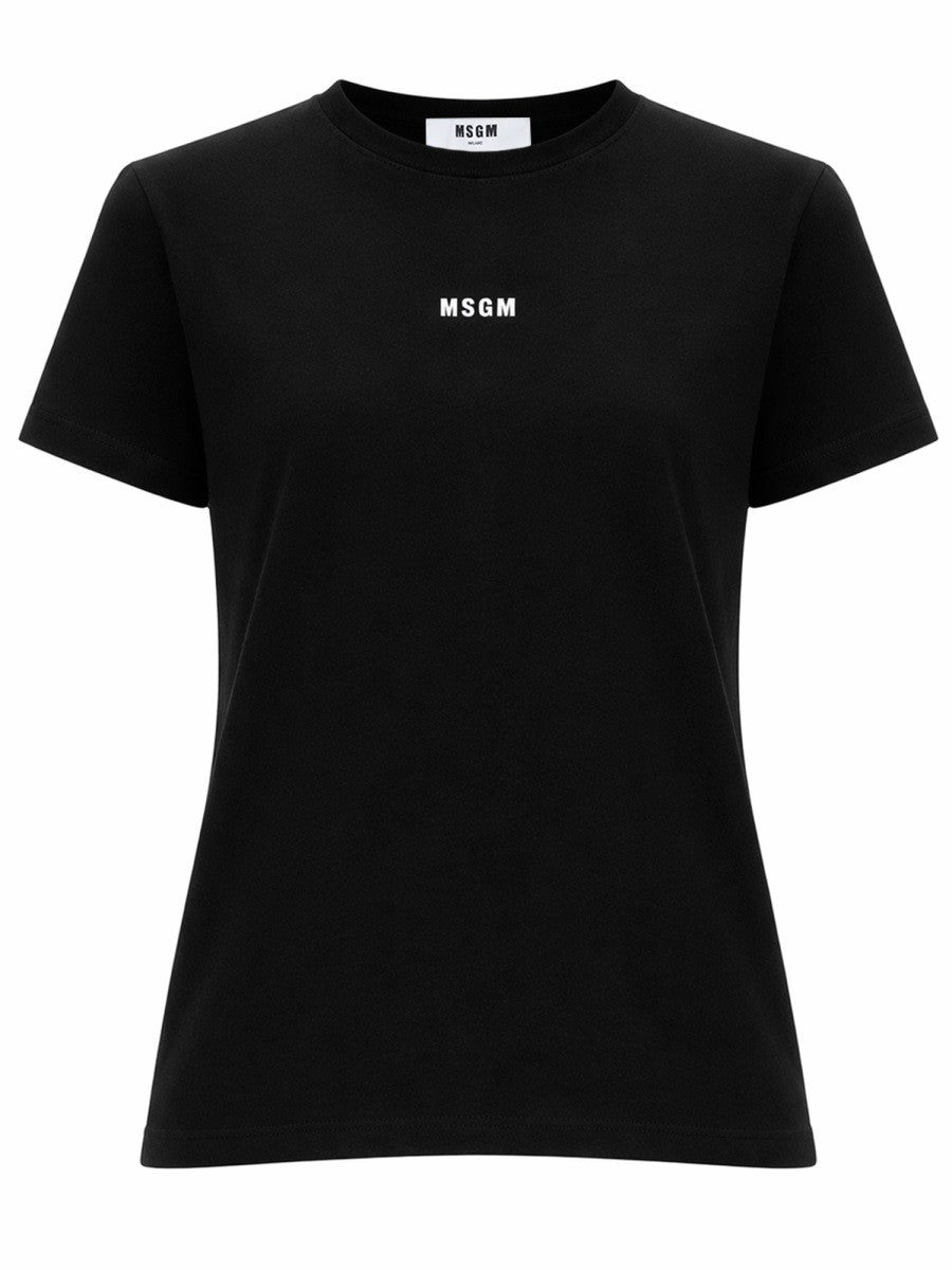msgm - Woman - Black - T-shirt