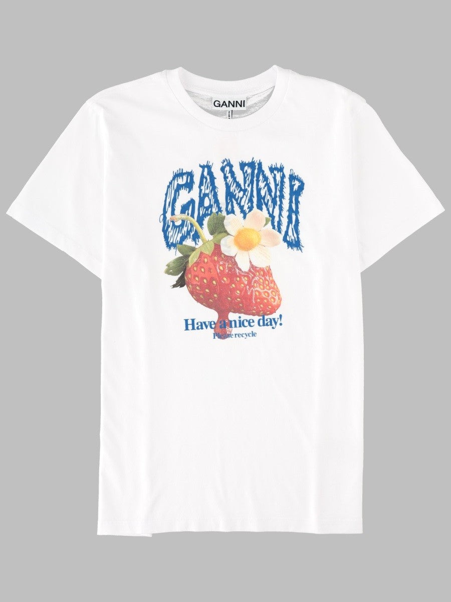 GANNI - Woman - White - T-shirt