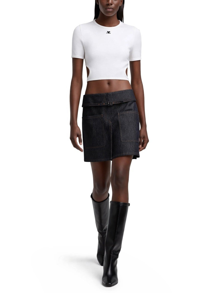 COURREGES - Woman - White - T-shirt