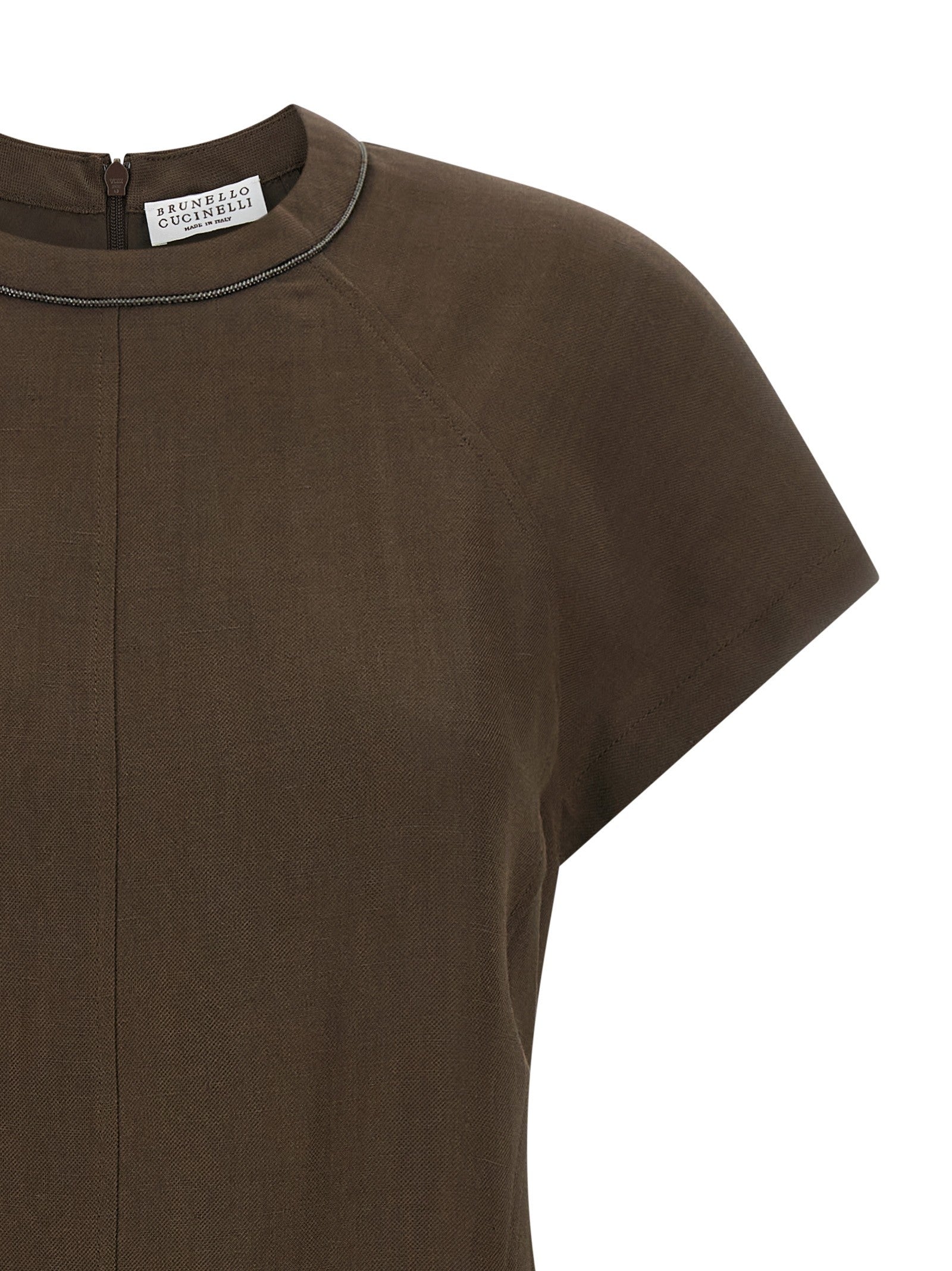 Brunello Cucinelli - nan - Brown - Dress