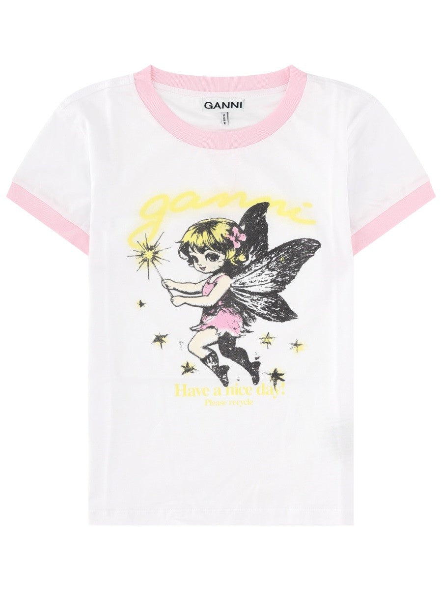 GANNI - Woman - White - T-shirt