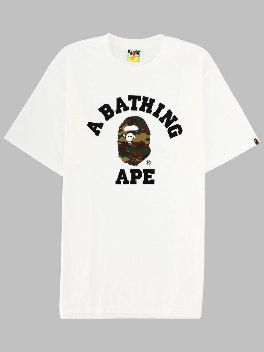 A BATHING APE - Man - White - T-shirt