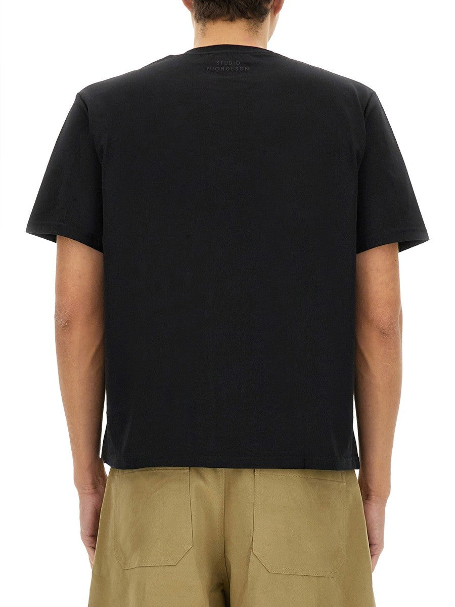 STUDIO NICHOLSON - Man - Black - T-shirt