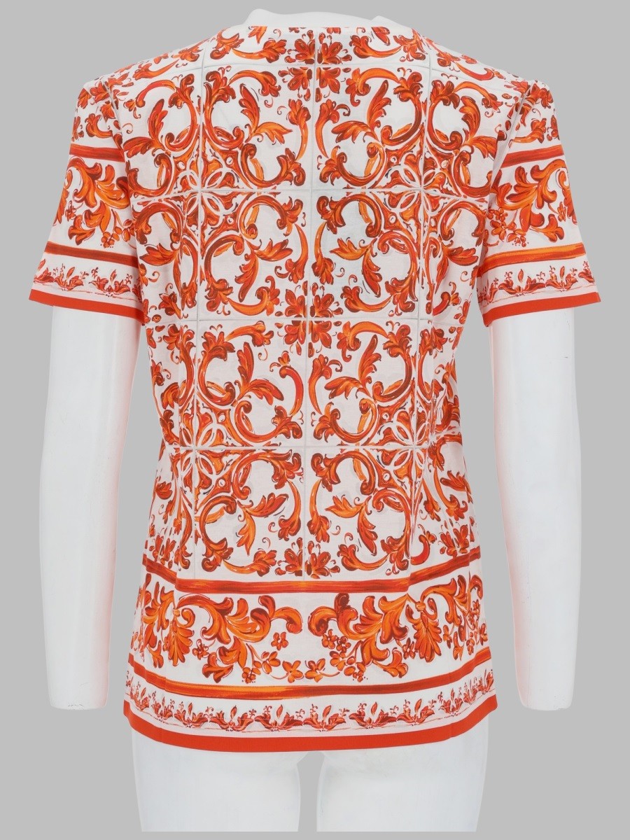 Dolce & Gabbana - Woman - Orange - T-shirt