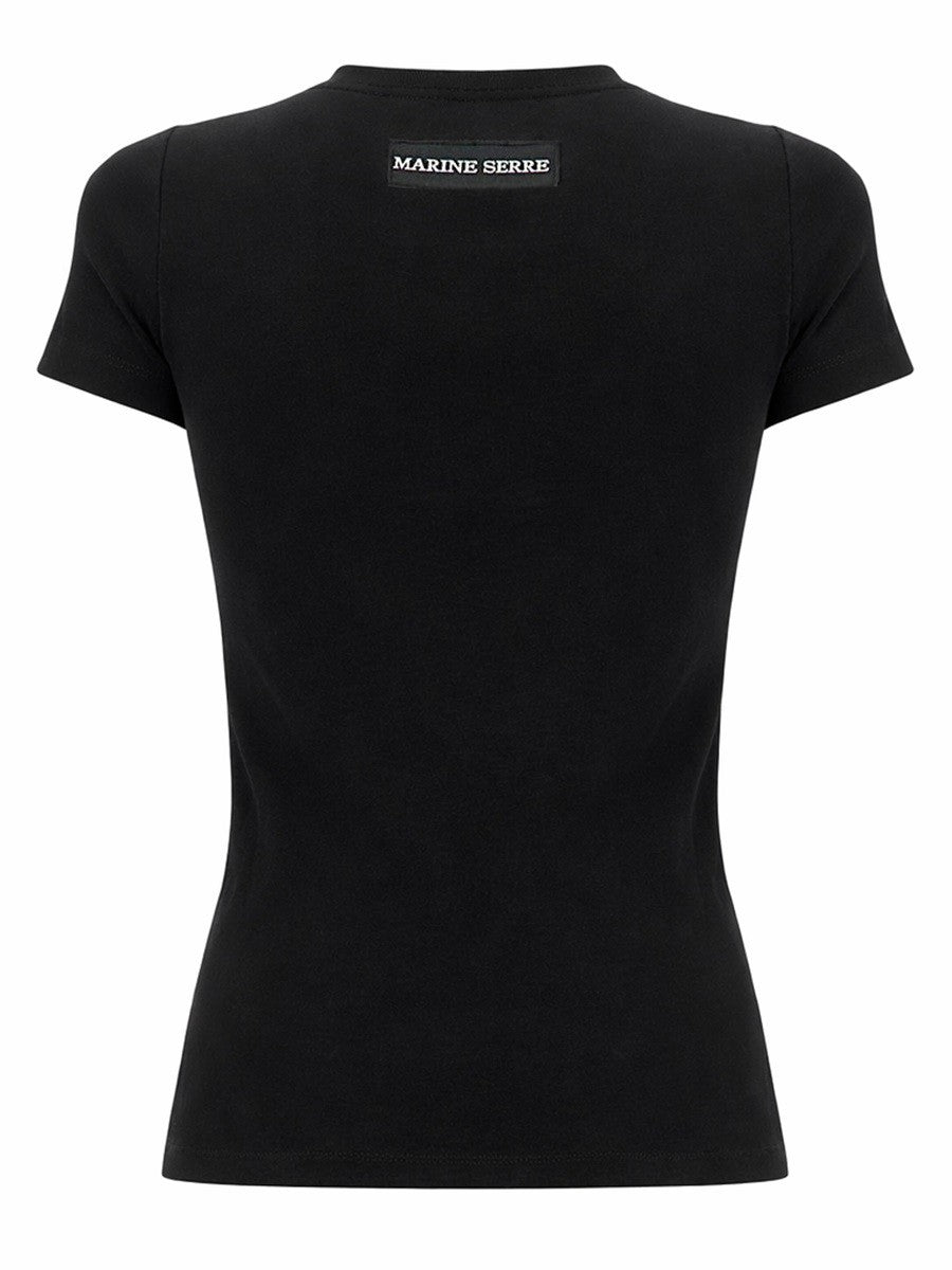MARINE SERRE - Woman - Black - T-shirt