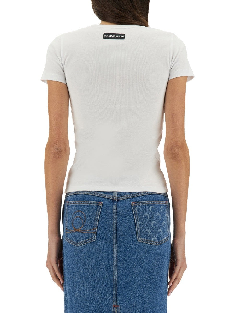 MARINE SERRE - Woman - White - T-shirt