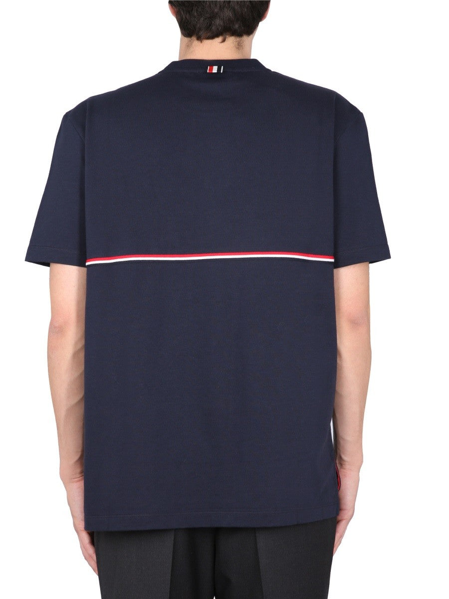 THOM BROWNE - Férfi - Kék - Póló