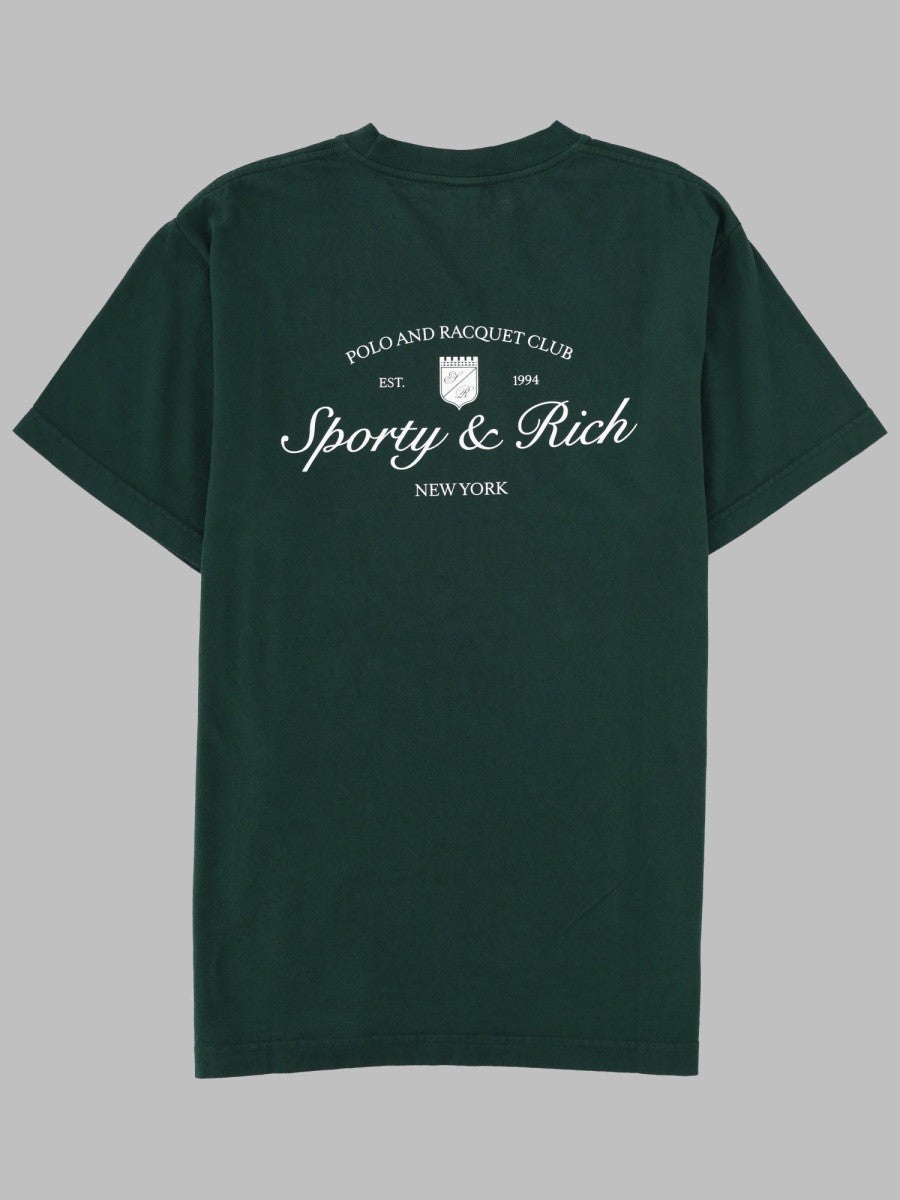 SPORTY&RICH - Unisex - Green - T-shirt
