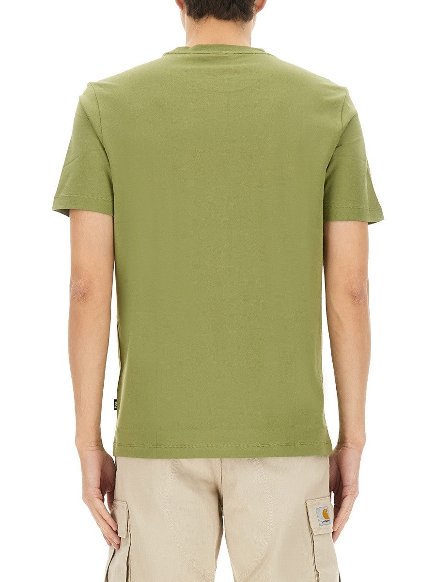 Boss - Man - Green - T-shirt
