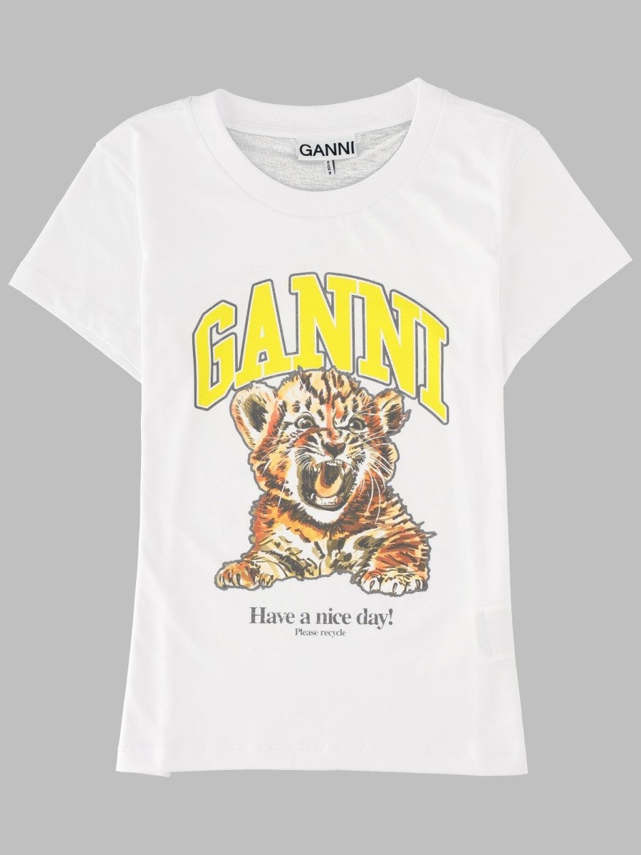 GANNI - Woman - White - T-shirt