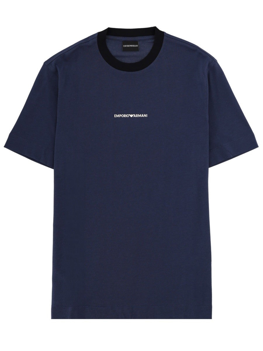 Emporio Armani - Férfi - Kék - Póló