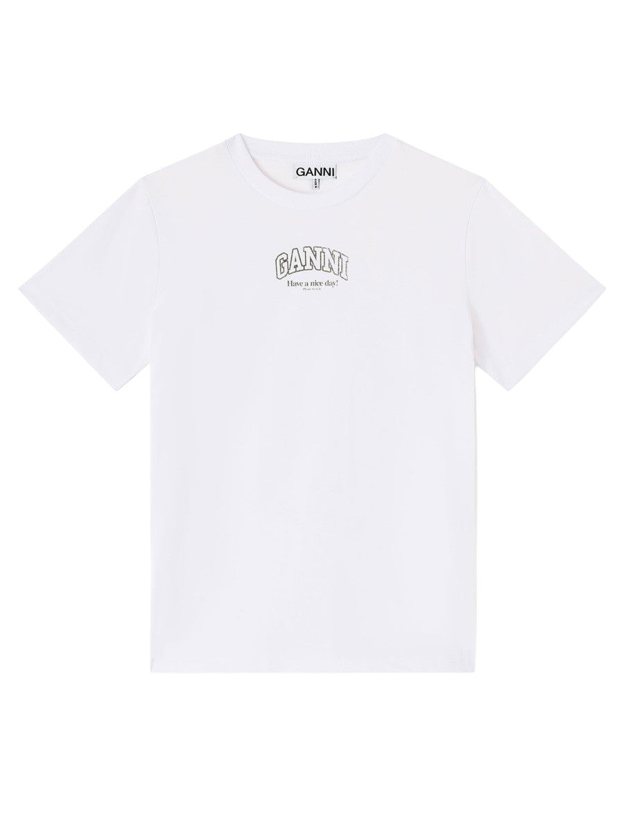 GANNI - Woman - White - T-shirt