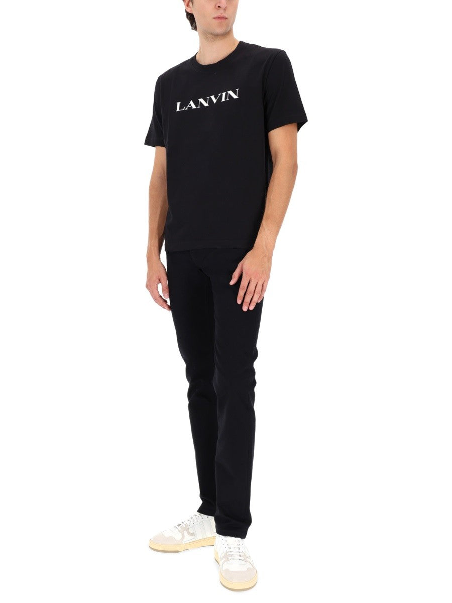Lanvin - Man - Black - T-shirt