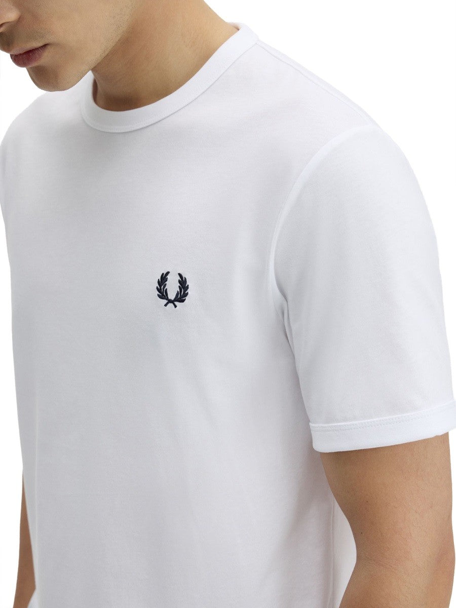 FRED PERRY - Man - White - T-shirt