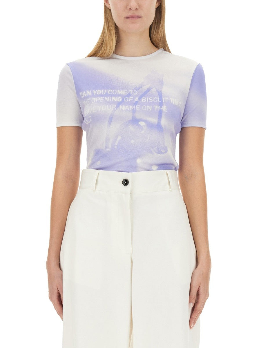 JIL SANDER - Woman - Blue - T-shirt