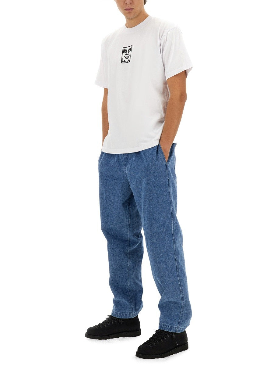 OBEY - Férfi - Fehér - Póló