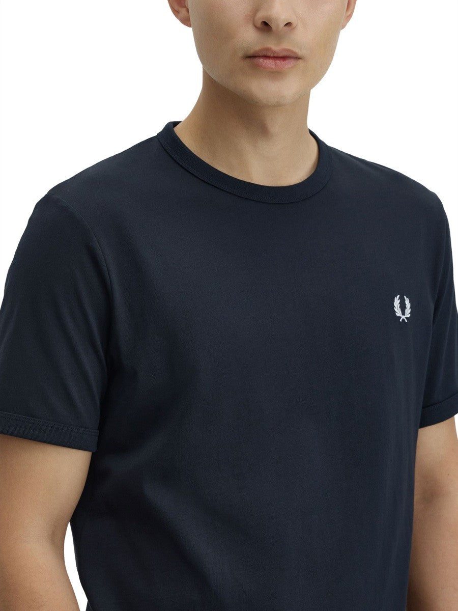 FRED PERRY - Man - Blue - T-shirt