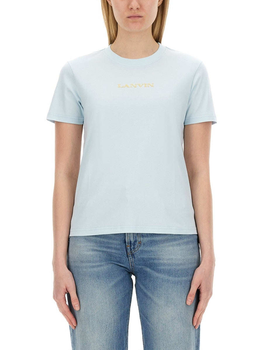Lanvin - Woman - Blue - T-shirt