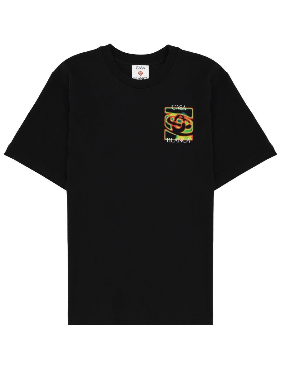 CASABLANCA - Man - Black - T-shirt