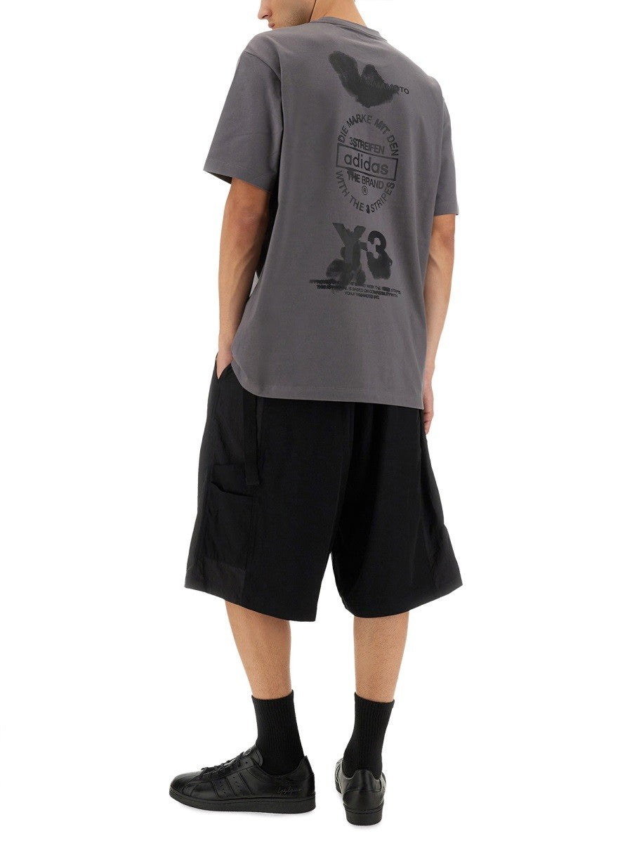 Y - 3 - Man - Grey - T-shirt