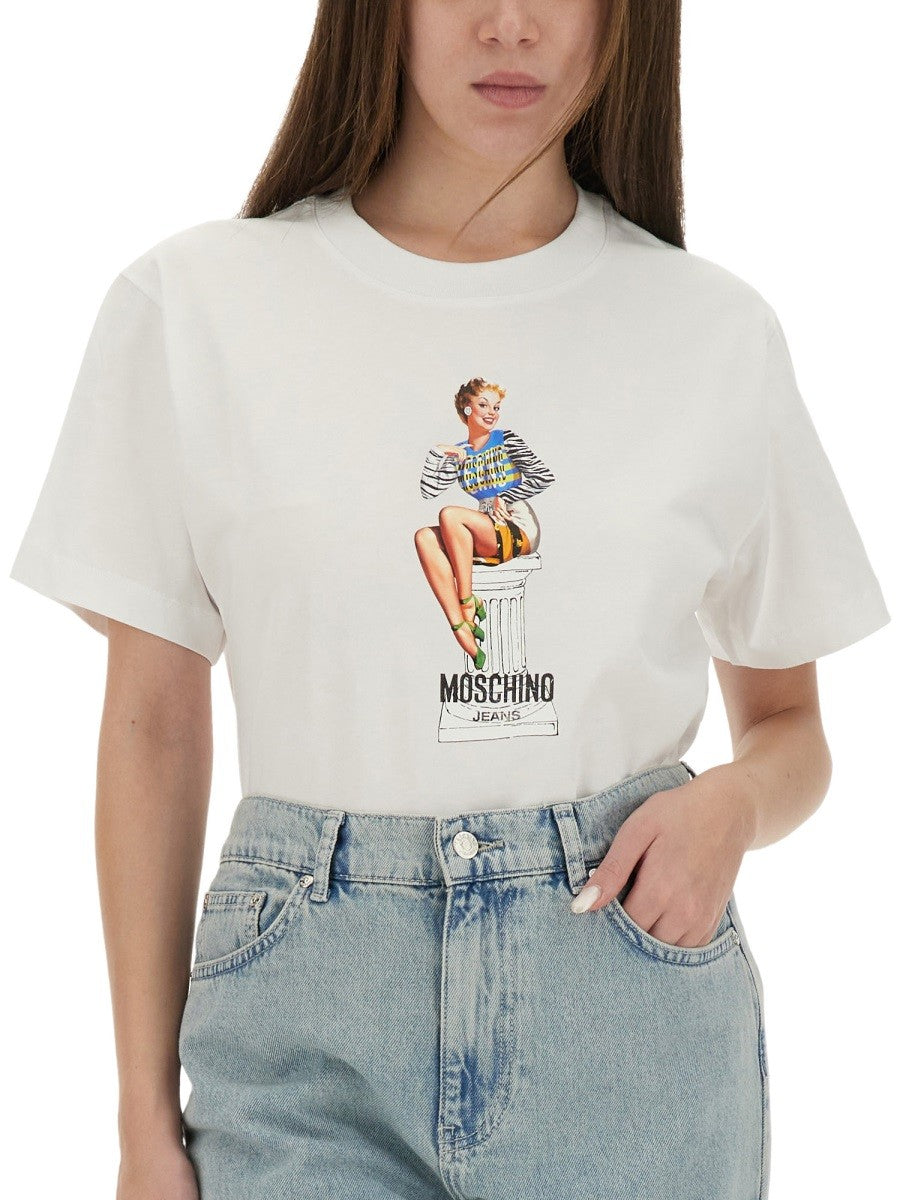 MOSCHINO JEANS - Női - Fehér - Póló