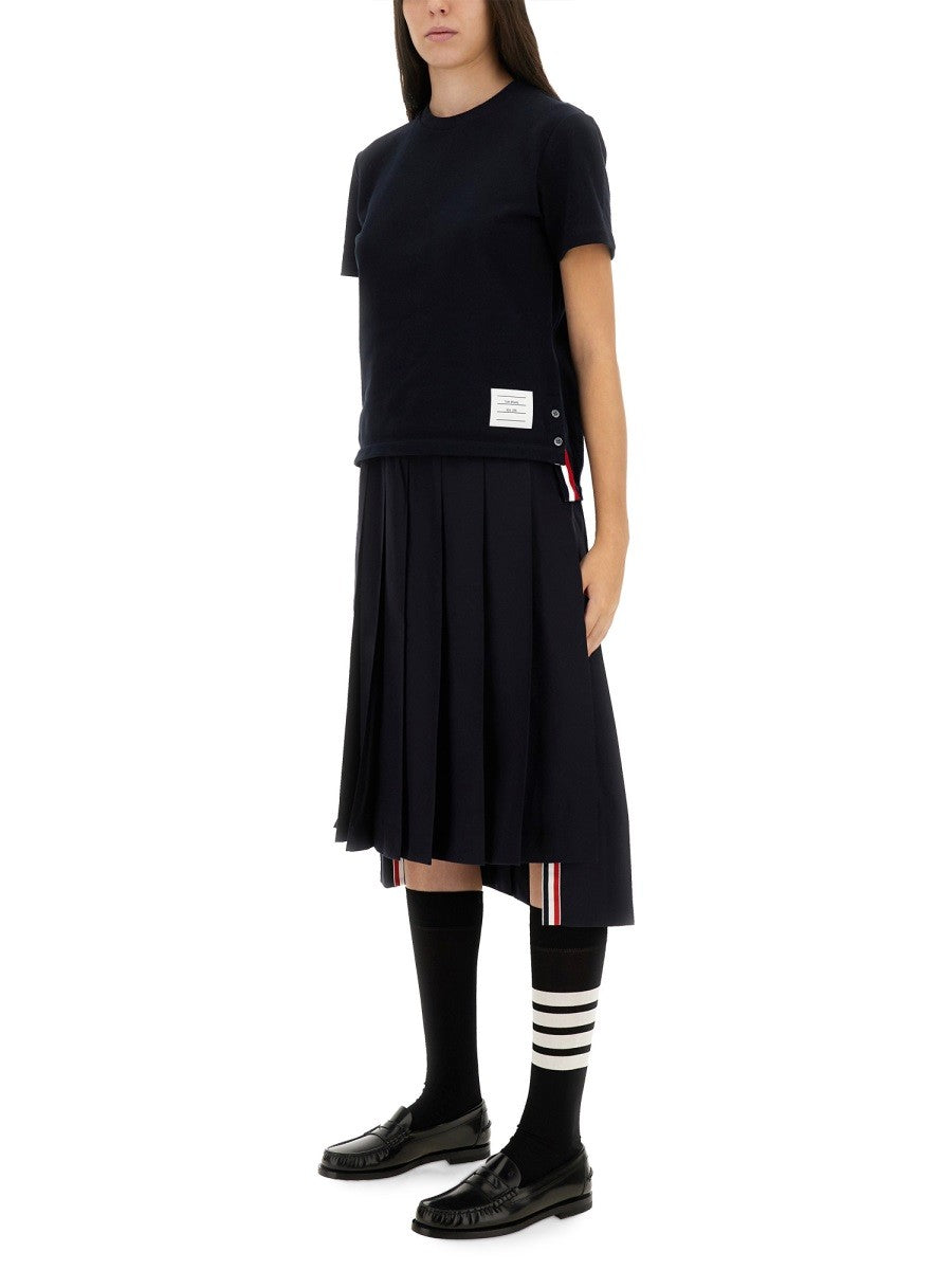 THOM BROWNE - Woman - Blue - T-shirt