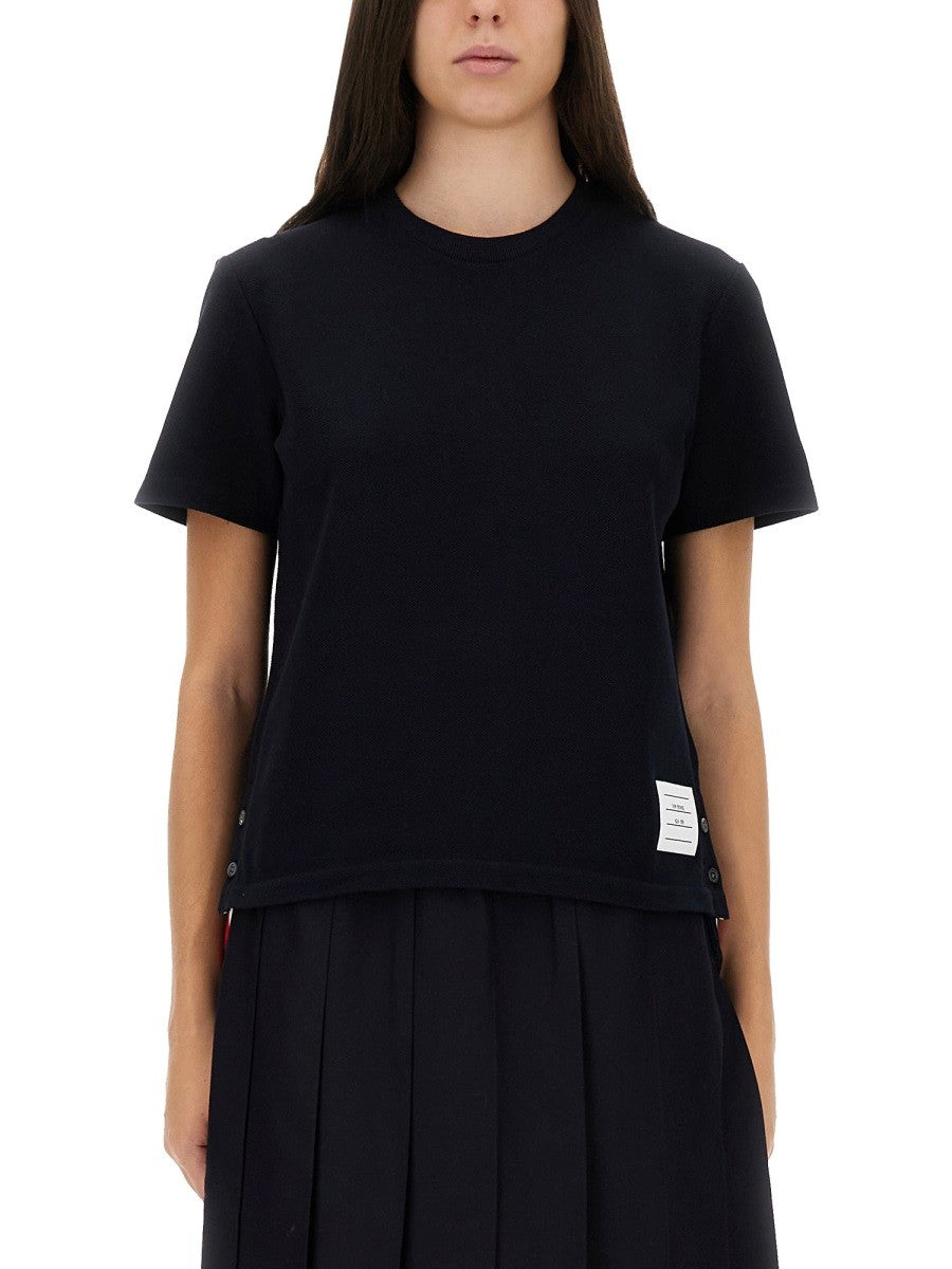THOM BROWNE - Woman - Blue - T-shirt