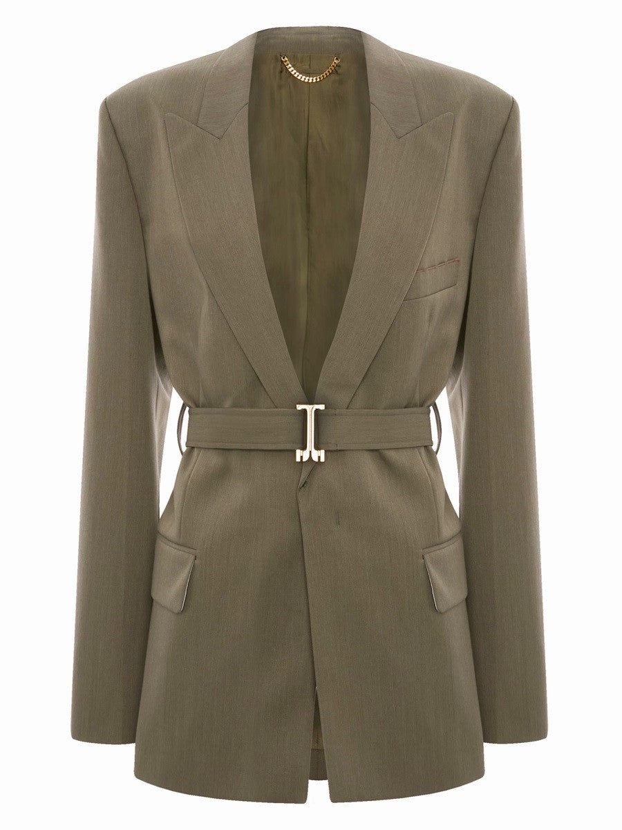 Victoria Beckham - Woman - Green - Blazer