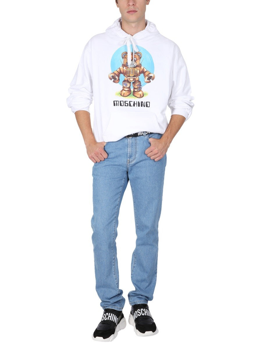 Moschino - Férfi - Fehér - Pulóver