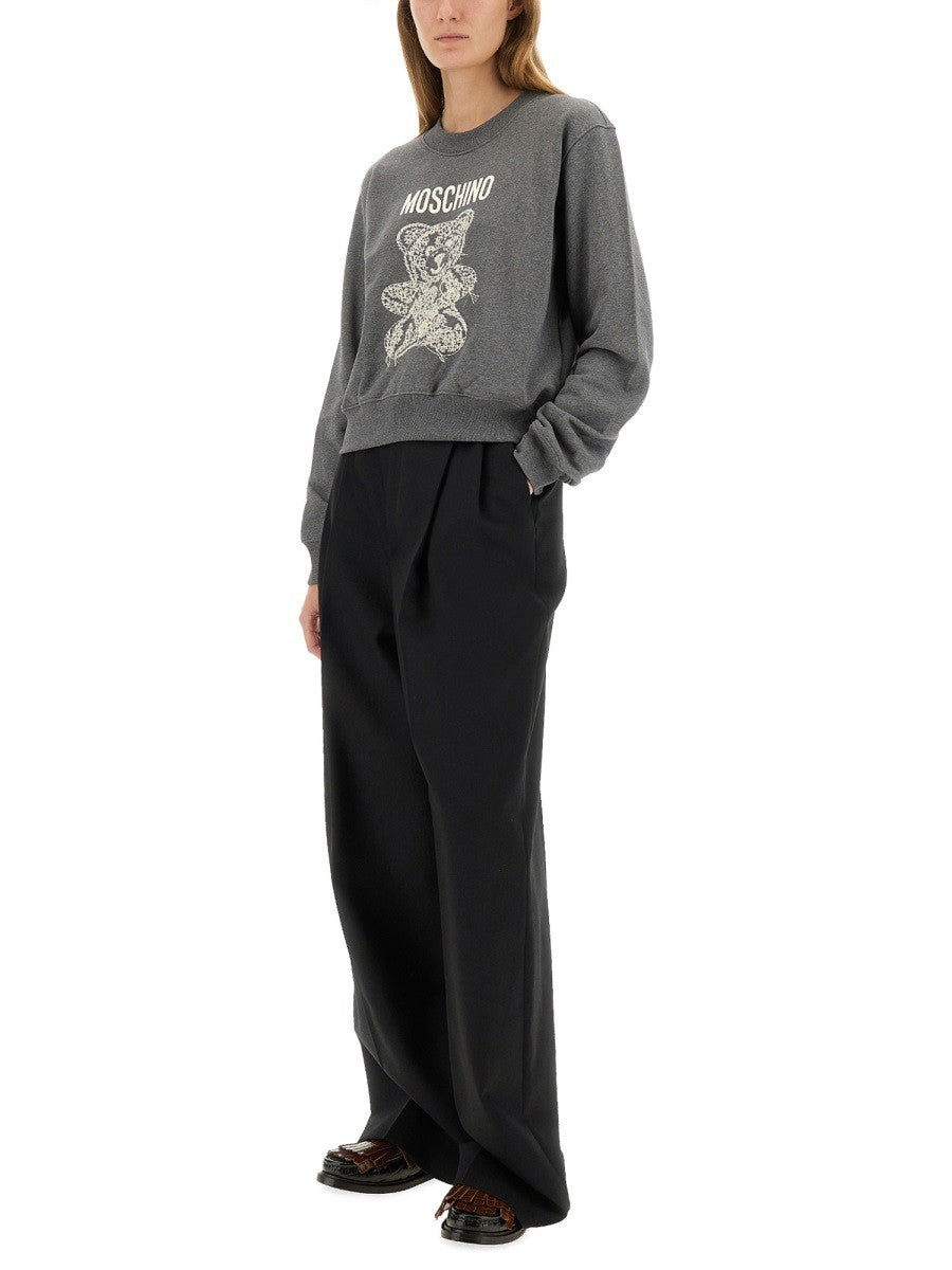 Moschino - Woman - Grey - Sweatshirt