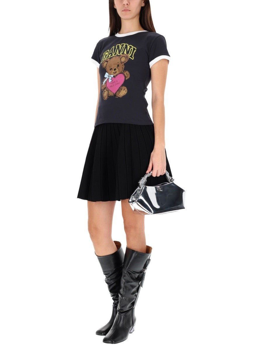 GANNI - Woman - Black - T-shirt