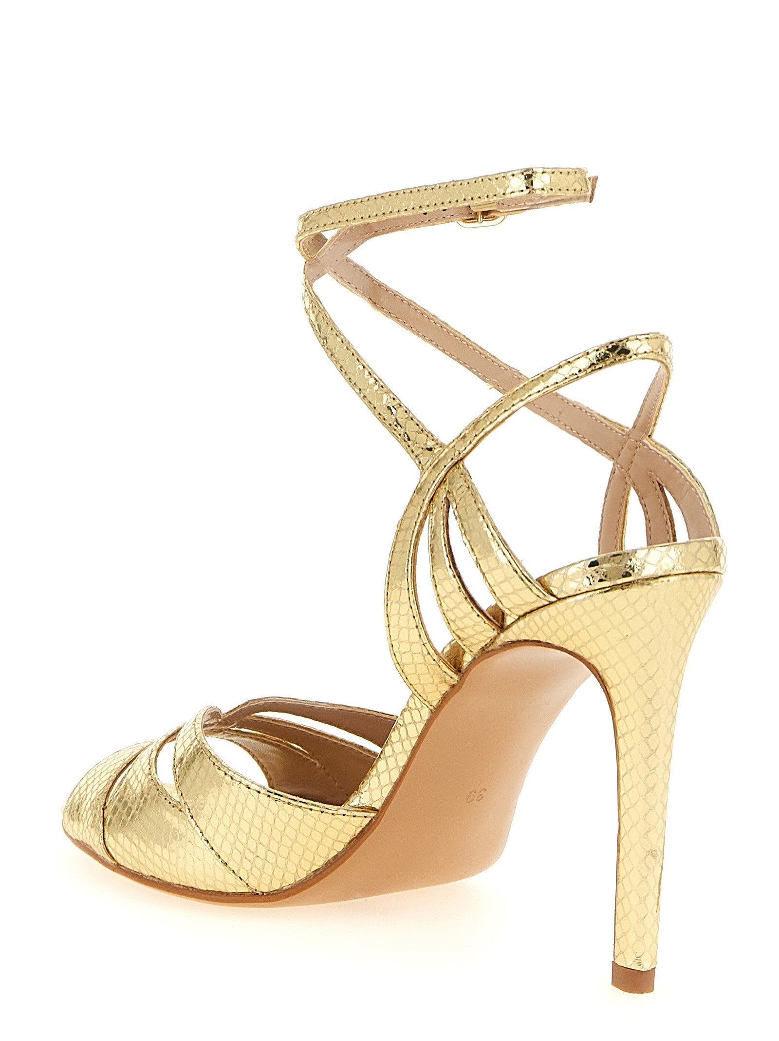 TWIN SET - nan - Gold - Sandal