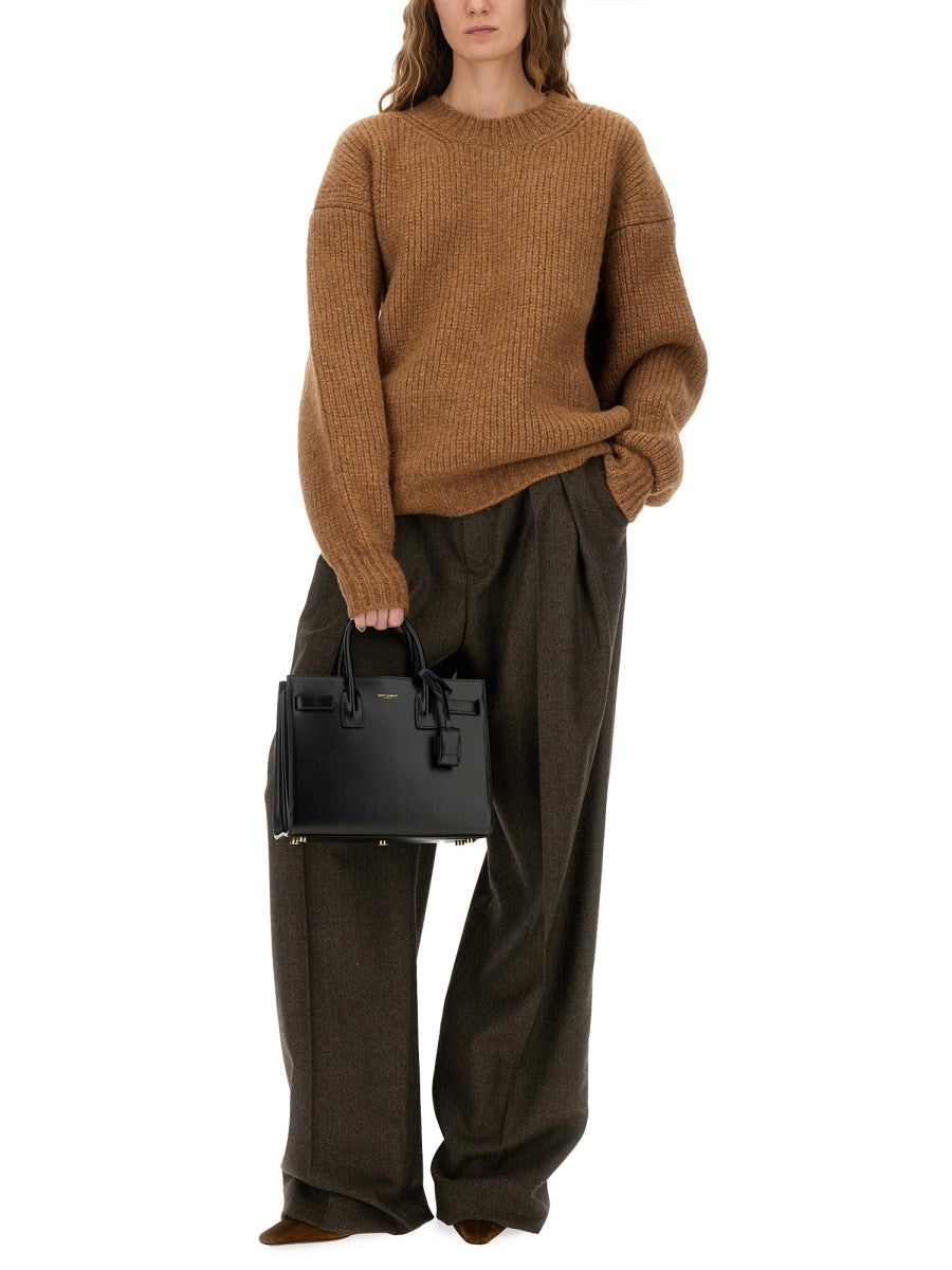 Saint Laurent - Woman - Beige - Sweater