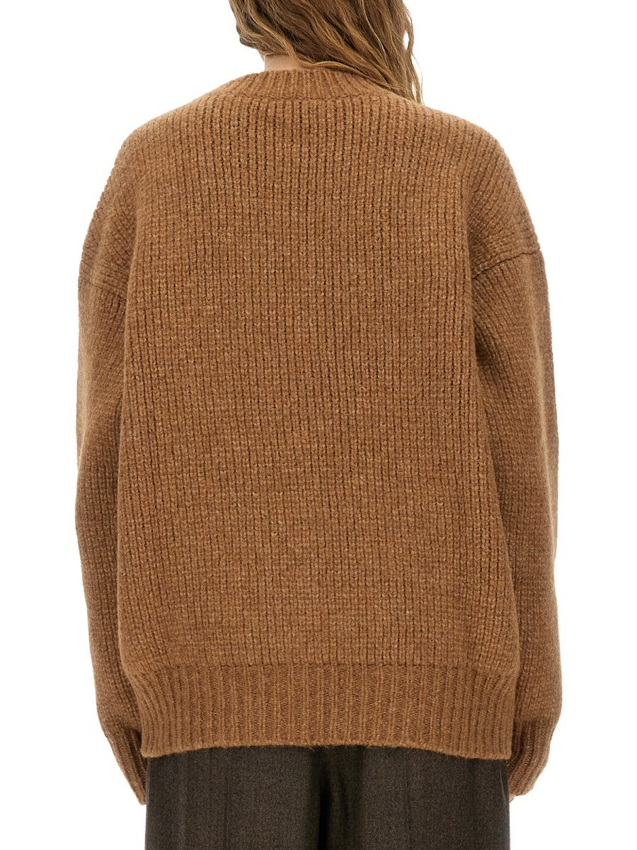 Saint Laurent - Woman - Beige - Sweater