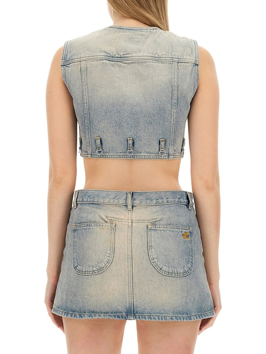 COURREGES - Woman - Blue - Top