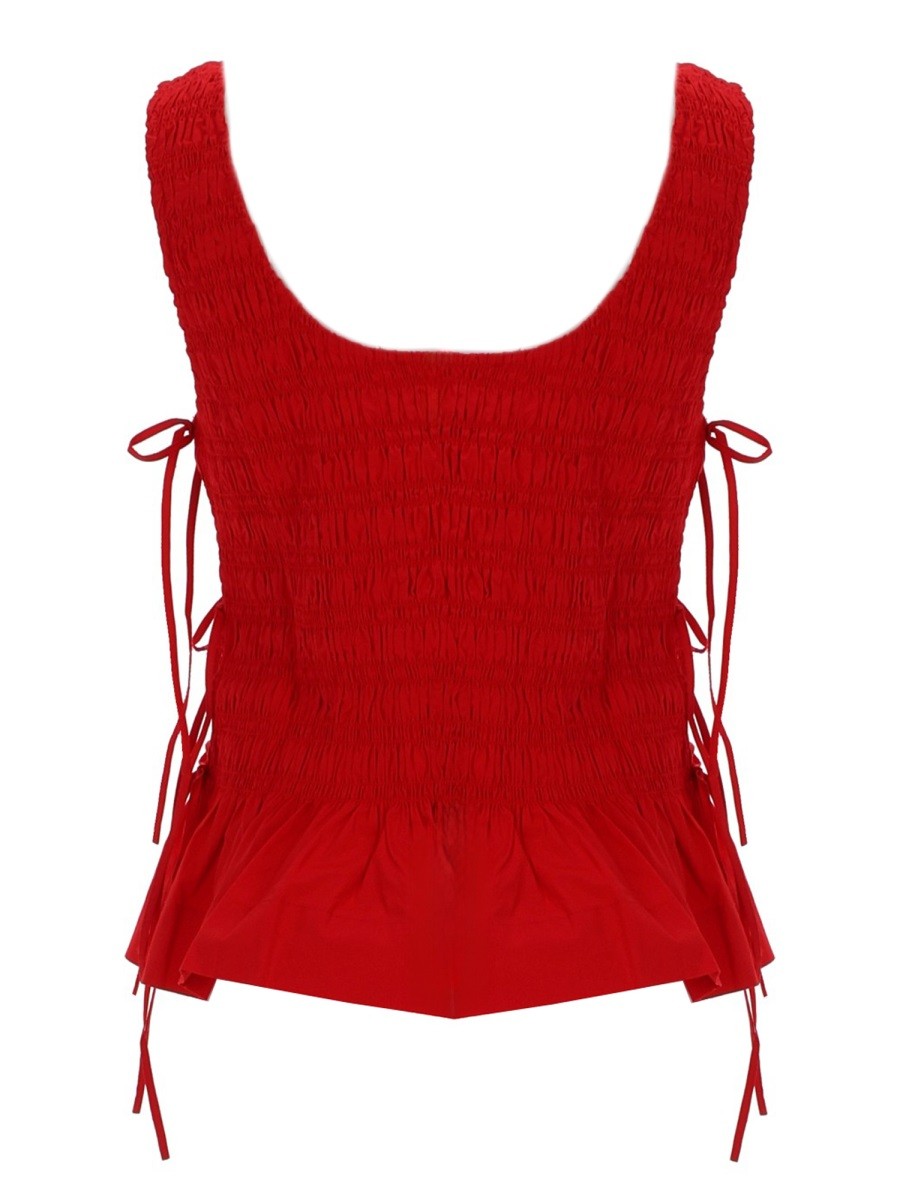 GANNI - Woman - Red - Top