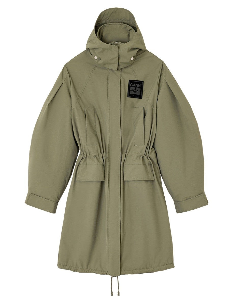 GANNI - Woman - Green - Coat